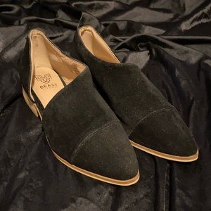 Black suede size 6.5 no box new